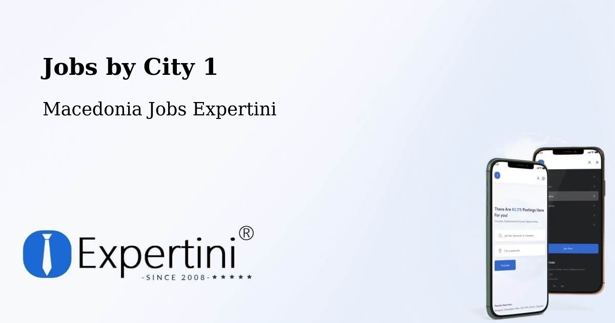 City Jobs in Macedonia - Expertini
